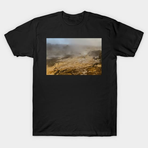 Falls of the Potomac in mist T-Shirt by thadz